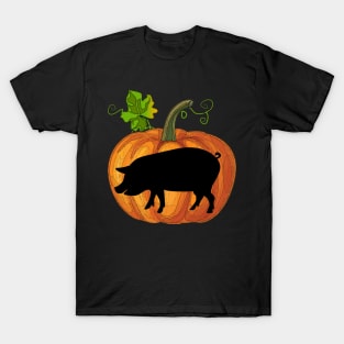 Pig in pumpkin T-Shirt